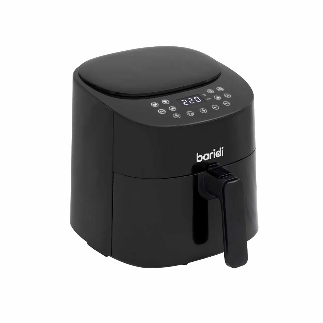 Baridi DH60 3.5L Low Fat Air Fryer with Digital Rapid Oil Free Circulation System, 1300W, 8 Presets -